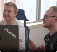 Team member working